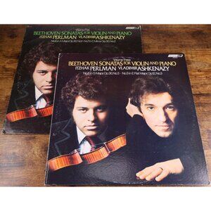 Perlman & Ashkenazy Beethoven Violin Sonatas Vol 3 & 5 2×LP London CS 7012/7014